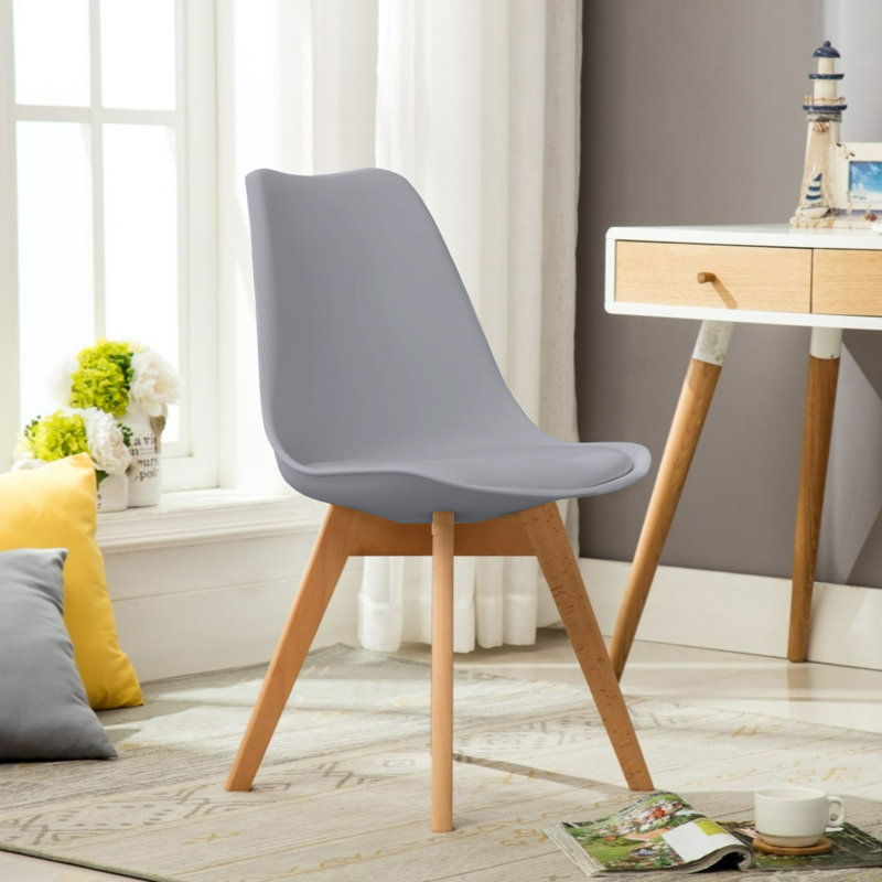 Chaise d'appoint Hermina, Gris, 2