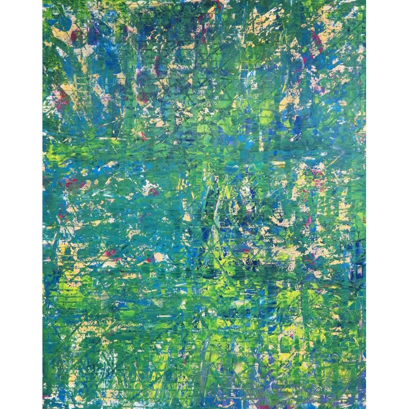 «Chartwell» par Drew Gaffney - Peinture, H 32 po x l 24 po, Toile tendue