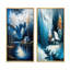 «Cabin By A Lake In Fall V», 2 pièces sur toile-1346393894-1346393893