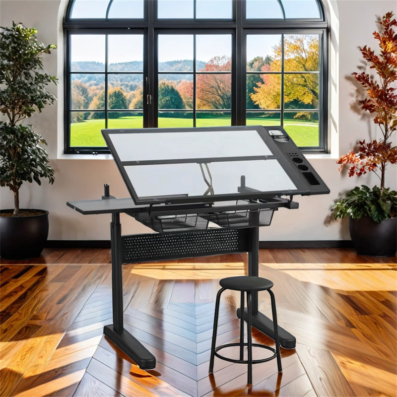 Table de couture 35 po x 23,6 po, Noir