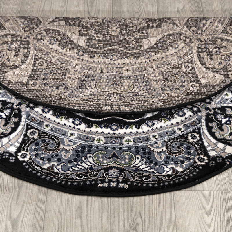 Floral Area Rug, Round 10cm