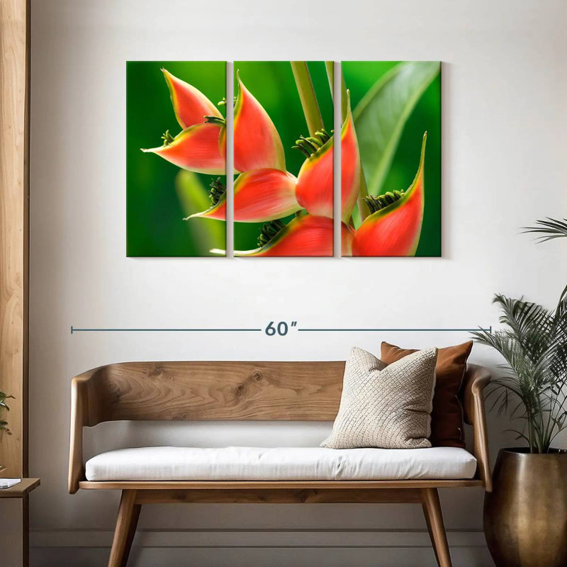 Fleur Harnek Heliconia, H 28 po x l 45 po