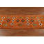 Tapis de couloir orange orange noué à la main 3 x 10