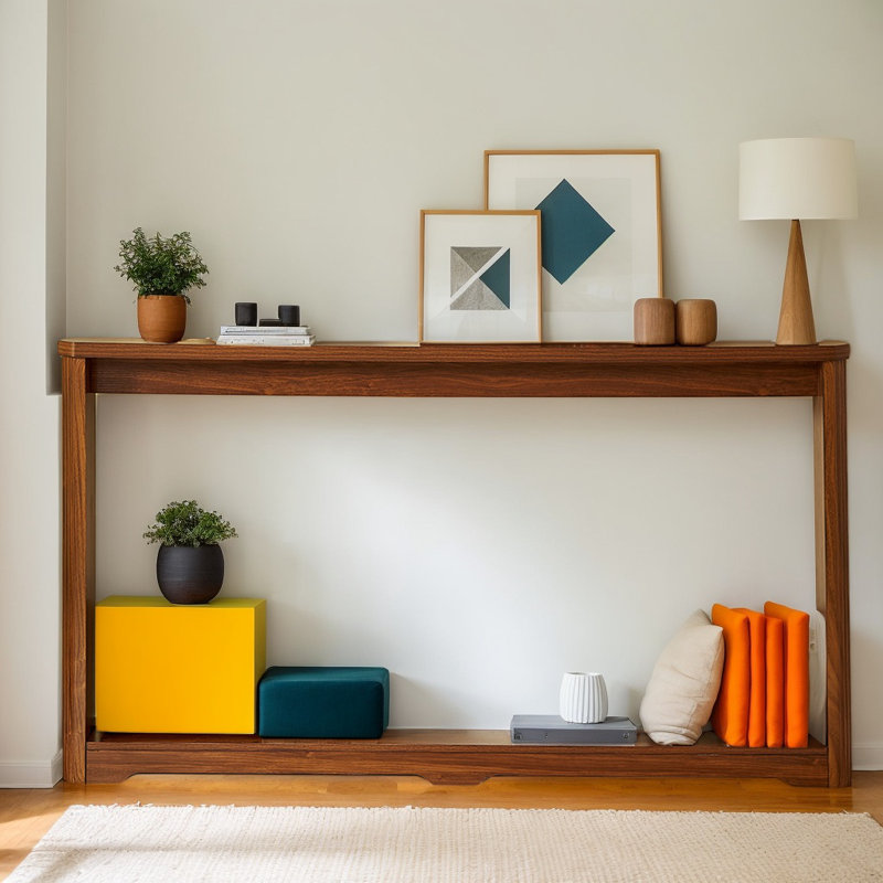 Table de rangement 70 po, Noyer
