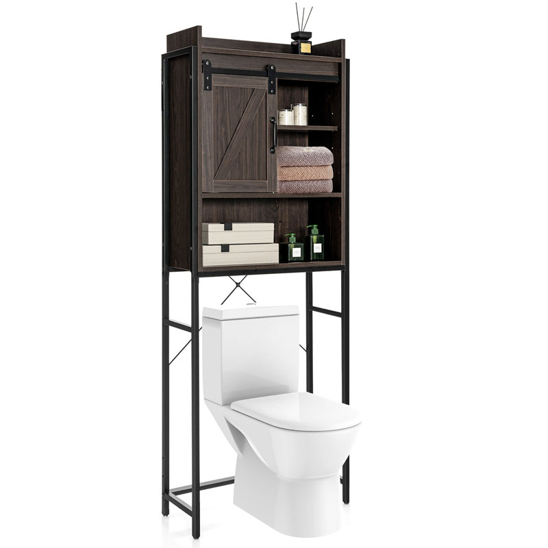Sachin Freestanding Over The Toilet Storage, Espresso