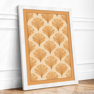 Scalloped Fan Pattern Art Deco - Print