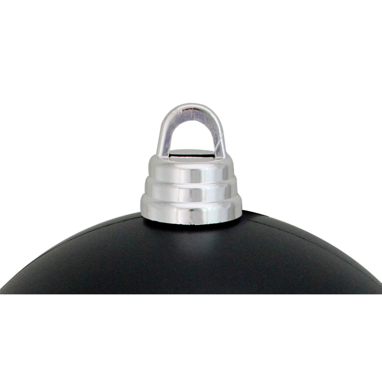 Shatterproof Bauble, Black, 12" H x 12" W x 12" D