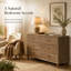 Commode double en bois à 6 tiroirs-1280443506