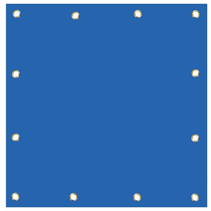 Heavy Duty Industrial Tarps In Multiple Sizes 12 Oz Waterproof Tarpaulin Vinyl Coated PVC Tarps With Rustproof Grommets Tennis Court Cover(12 x 12 ft)
