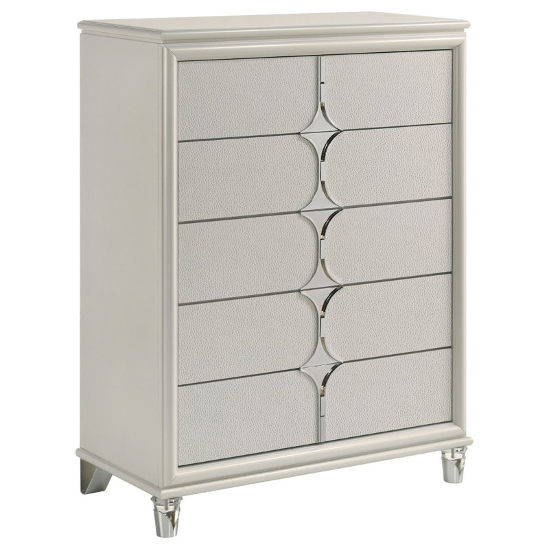 Commode de chambre à 5 tiroirs Gwendolyn