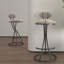 Ensemble de 2 tabourets de bar rembourrés avec tabourets de bar modernes en velours pour îlot de cuisine et salon-144202761