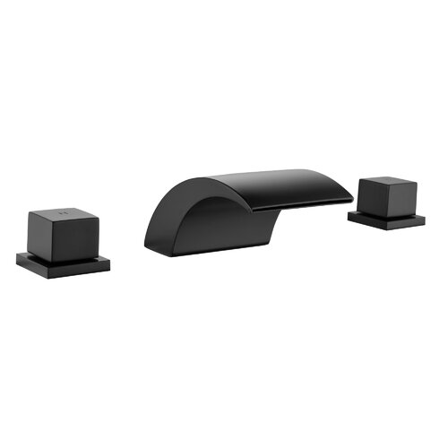 Black Widespread Bathroom Sink Faucets You'll Love | Wayfair