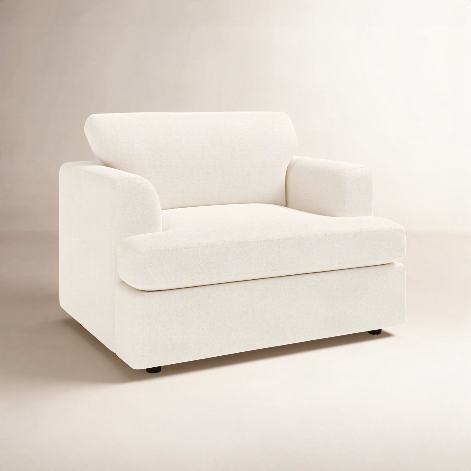 Brooks Upholstered Armchair, Davis Pearl