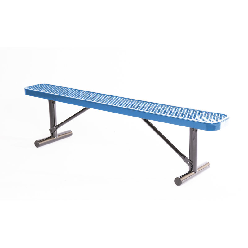 Banc de parc en plastique Myran, Bleu clair