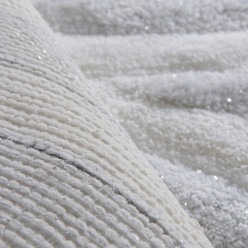 Luxury Acrylic Bathmat Set (3 Pieces), White | 100% Acrylic, Non-Slip Underside, Antibacterial | Sizes: 15.7 x 23.6 in. (1), 19.7 x 23.6 in. (1), 23.6 x 39.4 in. (1) | Machine Washable, Soft & Durable for Bathroom Elegance