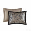 Ensemble d'édredon 12 pièces avec draps en coton noir grand-127671108