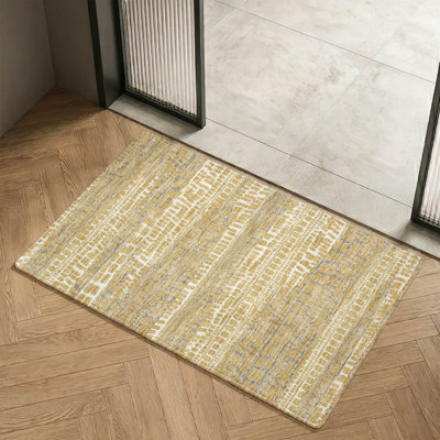 Tapis abstrait lavable à la machine Premium