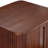 Potomac Reeding Pattern 2-Drawer Push-to-Open Nightstand with Solid Wood and Modern Bedside Accent Storage-1243385517