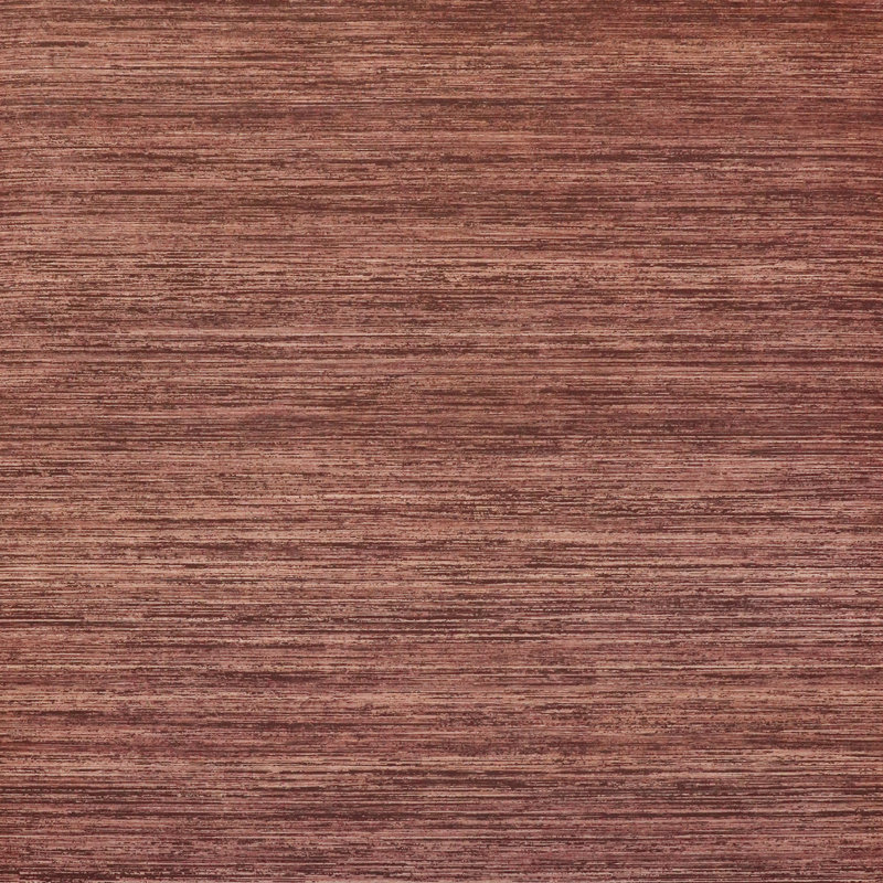 Feel Shimmery Horizontal Leaf Design 33' L x 21" W Wallpaper Roll, Red