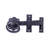 Wrought Iron Floral Pattern Latch