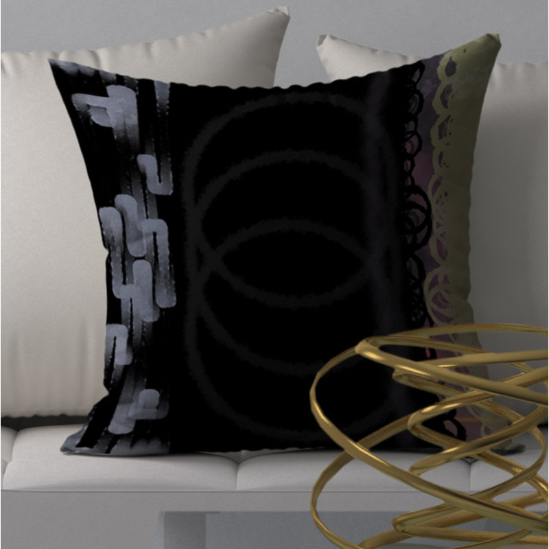 Reversible Throw Pillow, 18" x 18"