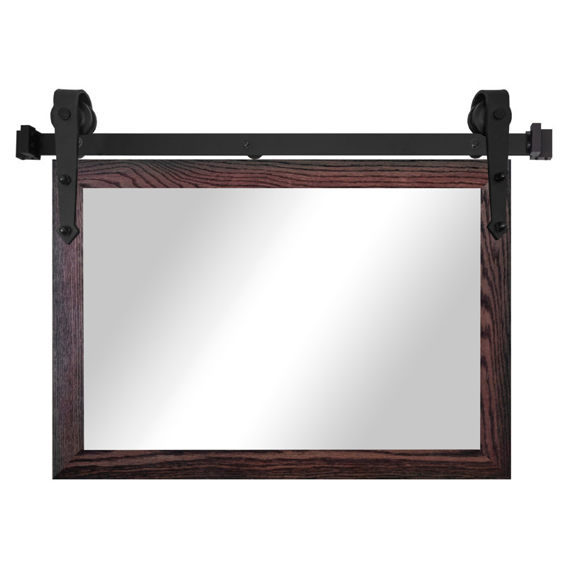 Miroir Gracie Oaks, Cerise noir, 24 po x 33 po