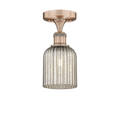 Edison - Adriena - 1 Light 5" Semi-Flush Mount
