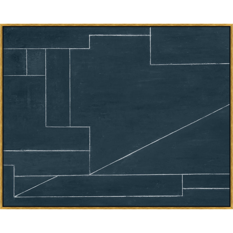 Indigo Sign 1 Painting by Thom Filicia
