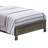 Tranquil Gray Transitional Bed For Comfort