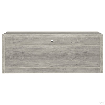Grey Driftwood 2-Drawer Engineered Wood TV Stand