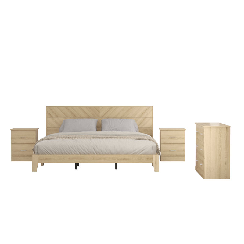 Curtis 4 Piece Bedroom Set, King