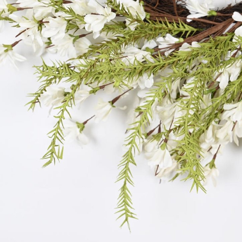 26" Forsythia Spring Wreath