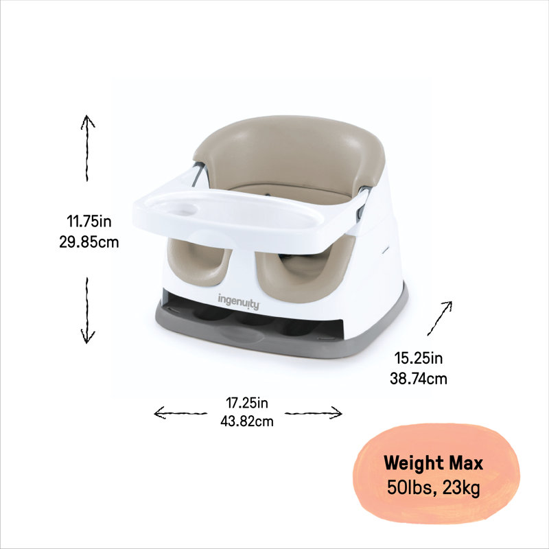 Fauteuil d'appoint 2 en 1 Baby Base, Cachemire