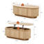Table basse à plateau relevable l 43,3 po avec rangement-1269565532