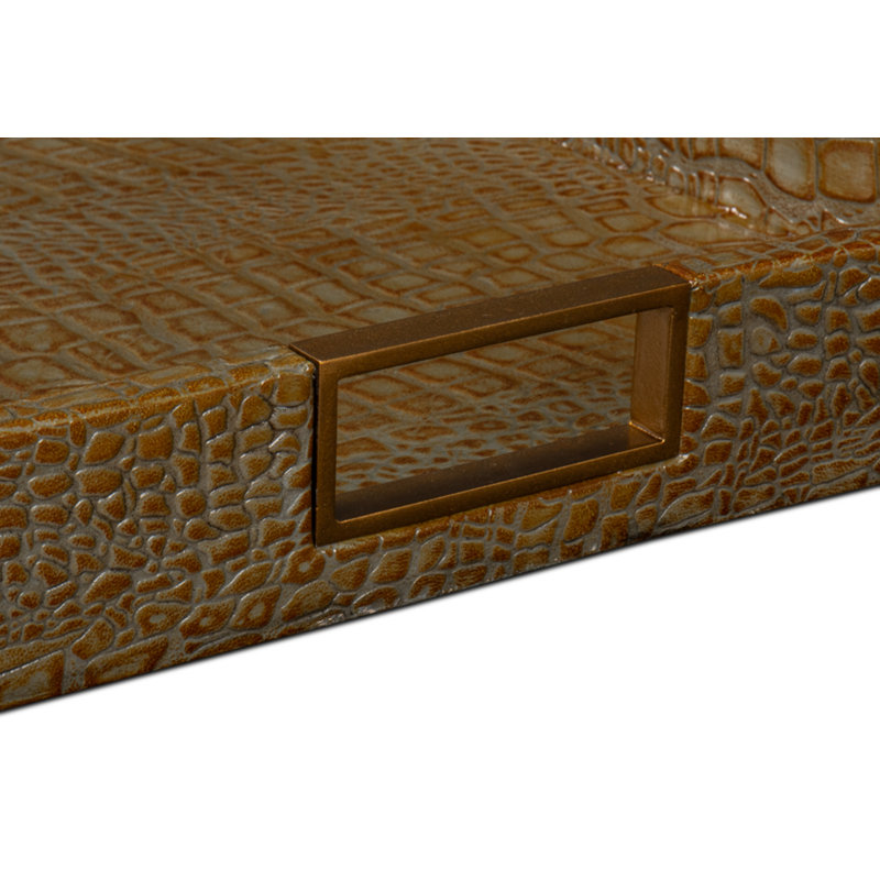 Shagreen Tray, Green