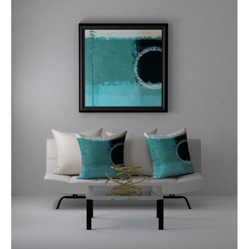 Coussin décoratif carrée fiable Lucky, 24 po x 24 po