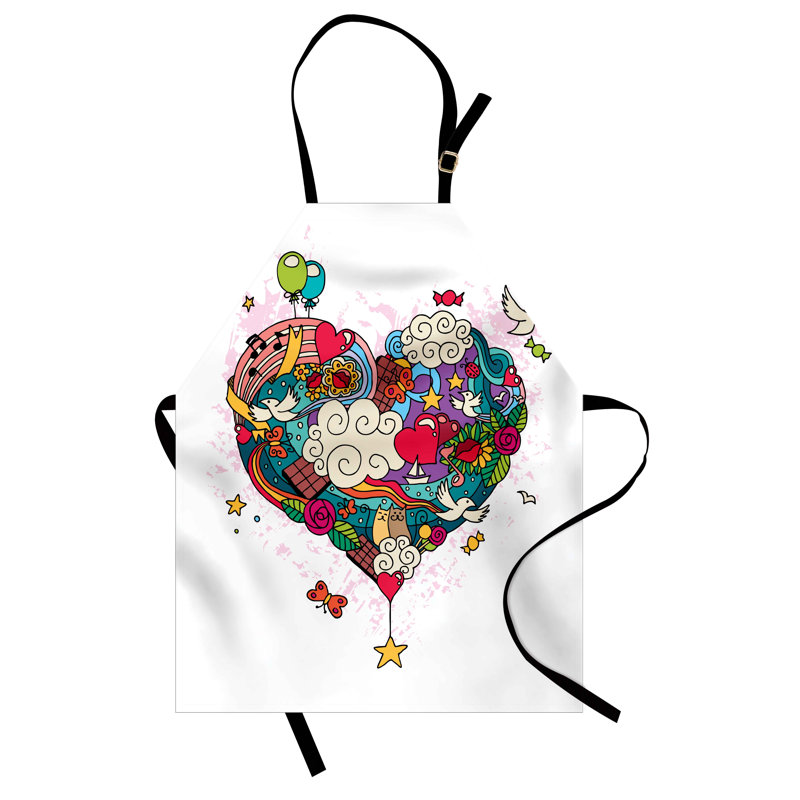 No Pattern Bib Apron
