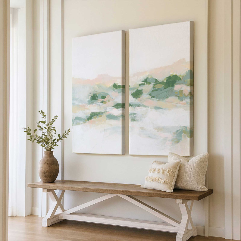 Pastel Wilderness II Wrapped Canvas Print, 72" H x 72" W, 2