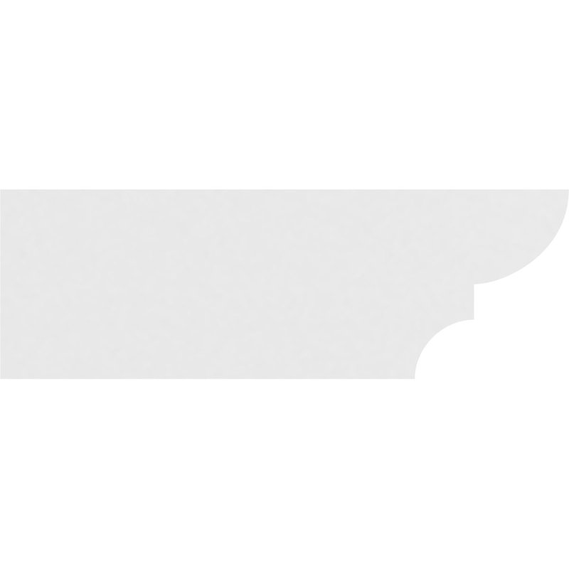 5"W x 10"H x 30"L Standard Ridgewood Architectural Grade PVC Rafter Tail, 10"H x 5"W x 30"D