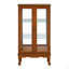 Cabinet Curio avec tablettes réglables et panneau arrière en miroir-1065592448