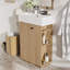 Meuble-lavabo 21,6 po avec lavabo en céramique