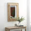 Miroir mural en bois