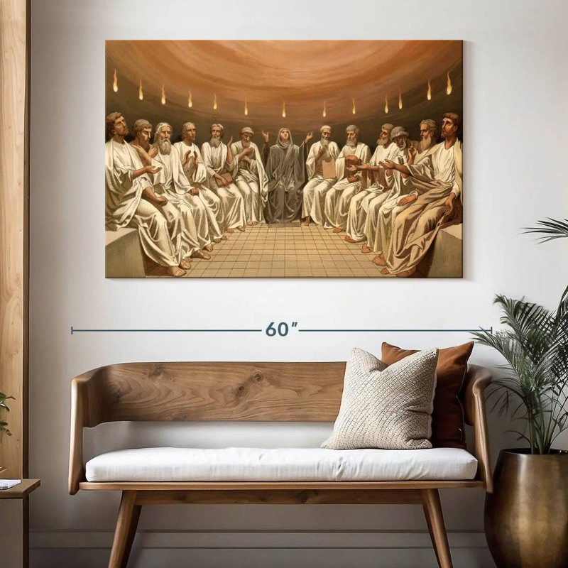 Adella 12 Disciples, H 34 po x l 51 po