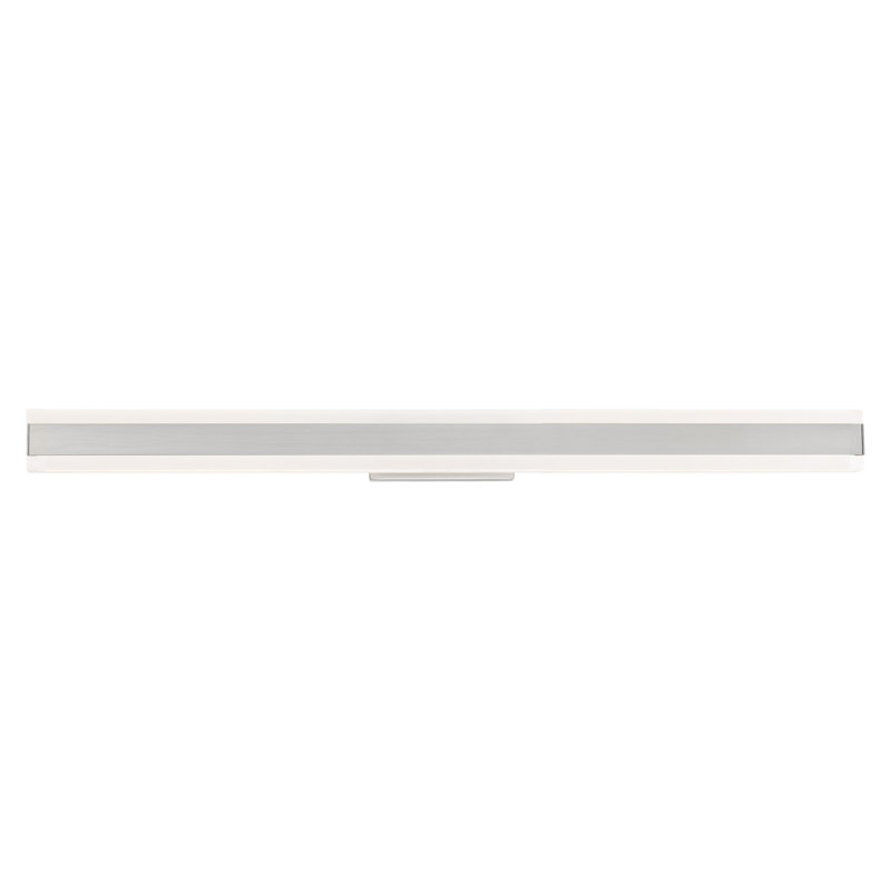 Sleek Brushed Nickel 37" LED Vanity Light for Outdoor Use