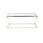Table basse en acrylique en forme de cube Nichalaus