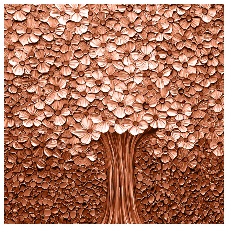 Toile de galerie bronze bronze, 16 po x 20 po
