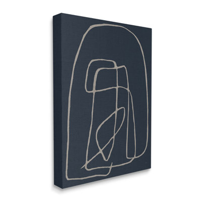 " Modern Squiggle Line Form " by Susan Jill