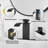Single-Hole Single-handle Bathroom Faucet with Drain Assembly-87414198