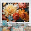 Chrysanthèmes Collage d'automne II-464528619-464528618
