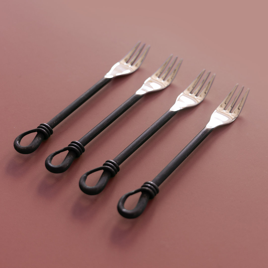 Twist N Shout Cocktail Fork (Set of 4) Gourmet Settings